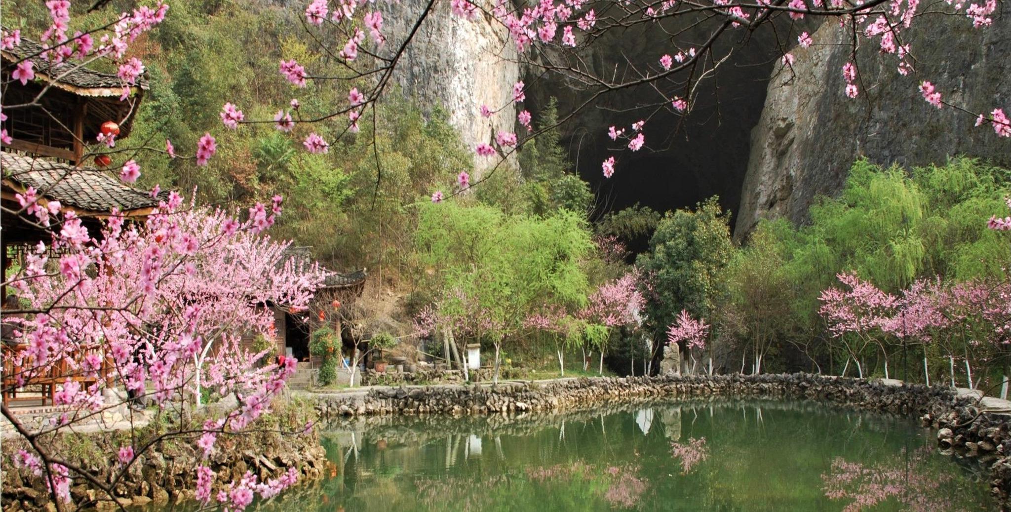 陶渊明《桃花源记》中的“世外桃源”重庆酉阳桃花源