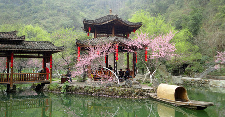 为东晋诗人陶渊明笔下奇文,湖南 桃花源