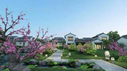 90㎡江南风独栋别墅惊艳岛城!身未行远,仍可寻一处桃花源!