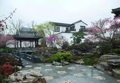 青岛天泰桃花源示范区景观